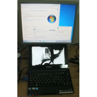 Нетбук eMachines 355-N571G25Ikk (Intel Atom N570 (2x1.66Ghz) /1024Mb DDR3 /250Gb SATA /10.1" TFT 1024x600) - Черное