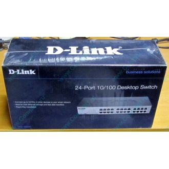 Коммутатор D-link DES-1024D 24 port 10/100Mbit металлический корпус (Черное)