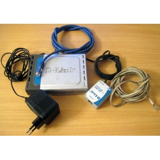 ADSL 2+ модем-роутер D-link DSL-500T (Черное)