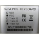 POS-клавиатура HENG YU S78A PS/2 белая (Черное)