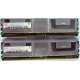 Серверная память 1024Mb (1Gb) DDR2 ECC FB Hynix PC2-5300F (Черное)
