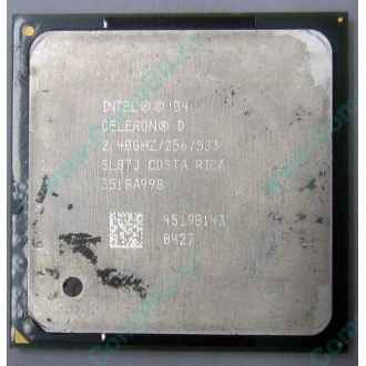Процессор Intel Celeron D (2.4GHz /256kb /533MHz) SL87J s.478 (Черное)