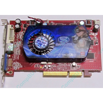 Б/У видеокарта 512Mb DDR2 ATI Radeon HD2600 PRO AGP Sapphire (Черное)