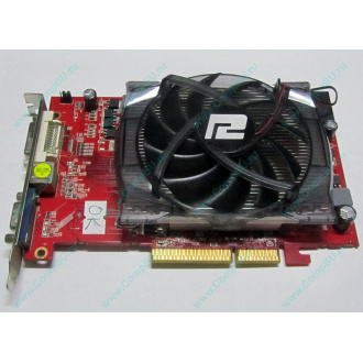 Б/У видеокарта 1Gb ATI Radeon HD4670 AGP PowerColor R73KG 1GBK3-P (Черное)